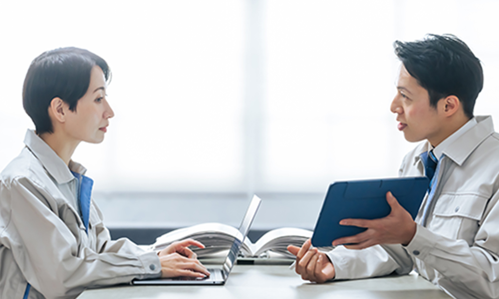 サポートしている様子