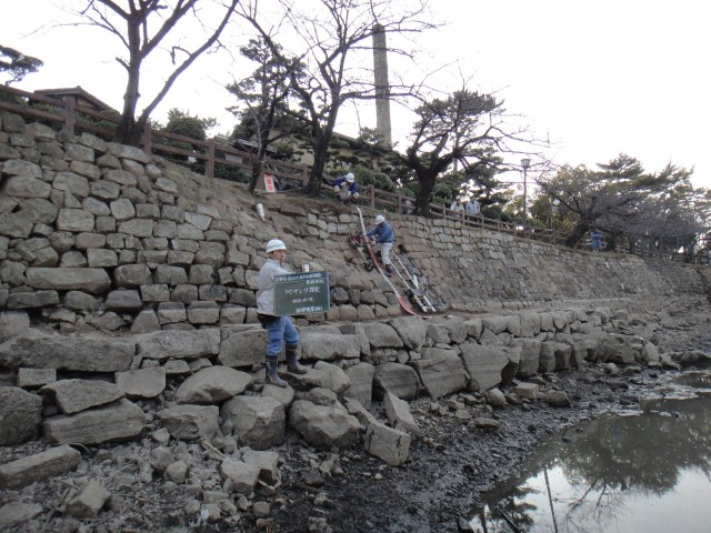 石垣と堀